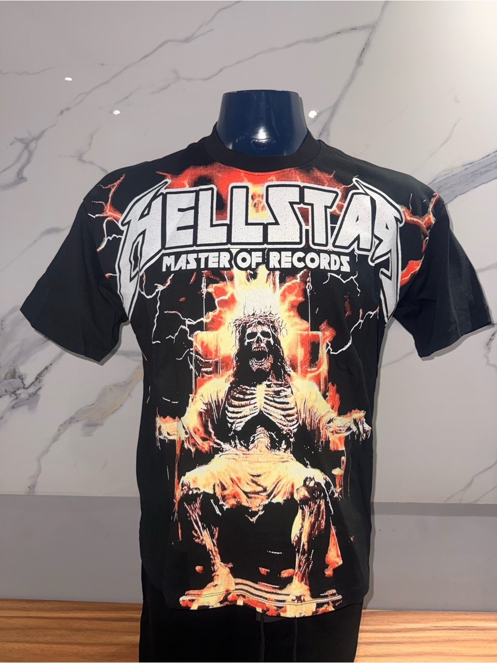 Hellstar 'Master of Records' Black Graphic Tee